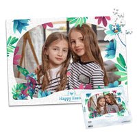 Easter Floral Frame Photo Puzzle - 500 piece and box
