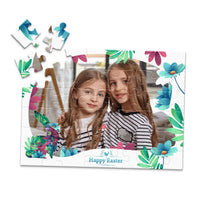 Easter Floral Frame Photo Puzzle - 48 piece