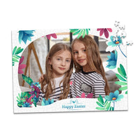 Easter Floral Frame Photo Puzzle - 500 piece
