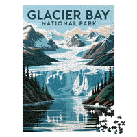 Thumbnail for Galcier Bay National Park 1000 piece puzzle by MakeYourPuzzles