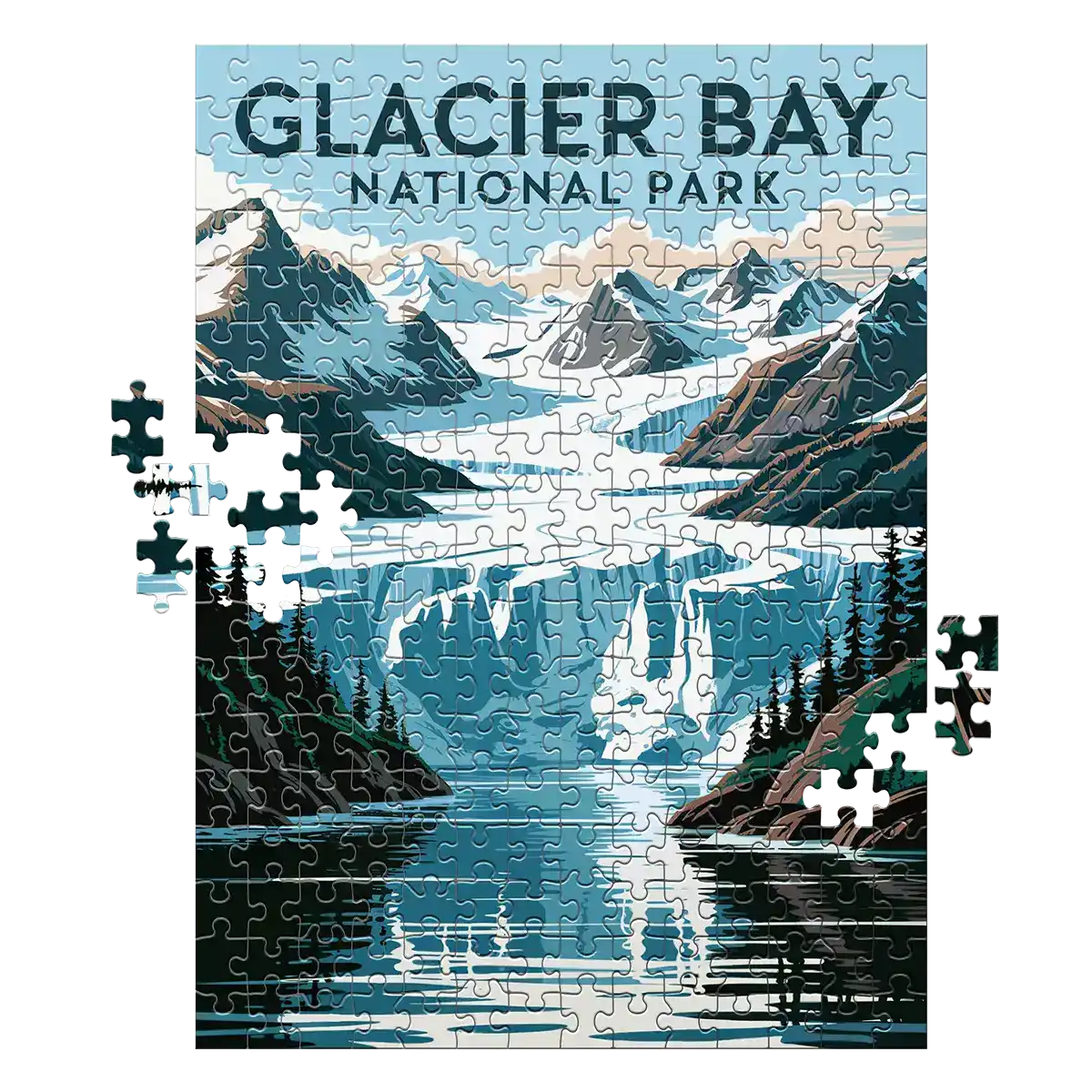 Galcier Bay National Park 252 piece puzzle by MakeYourPuzzles