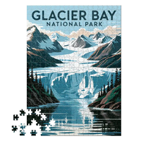 Thumbnail for Galcier Bay National Park 500 piece puzzle by MakeYourPuzzles