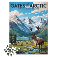 Thumbnail for Gates of the Artic National Park 1000 piece puzzle by MakeYourPuzzles