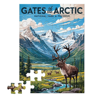 Thumbnail for Gates of the Artic National Park 48 piece puzzle by MakeYourPuzzles