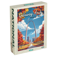 Thumbnail for Gateway Arch National Park 100 piece puzzle box by MakeYourPuzzles