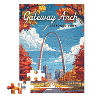 Thumbnail for Gateway Arch National Park 48 piece puzzle by MakeYourPuzzles
