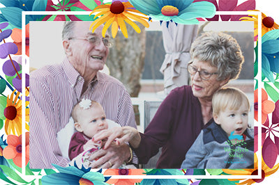 1000 Piece Photo Puzzle Grandparent with grandchildren