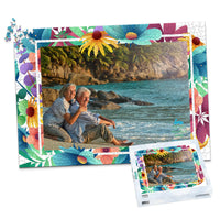 Gift Tropical Floral Photo Puzzle - 1000 piece and box