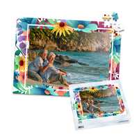 Gift Tropical Floral Photo Puzzle - 252 piece and box