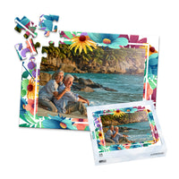 Gift Tropical Floral Photo Puzzle - 48 piece and box