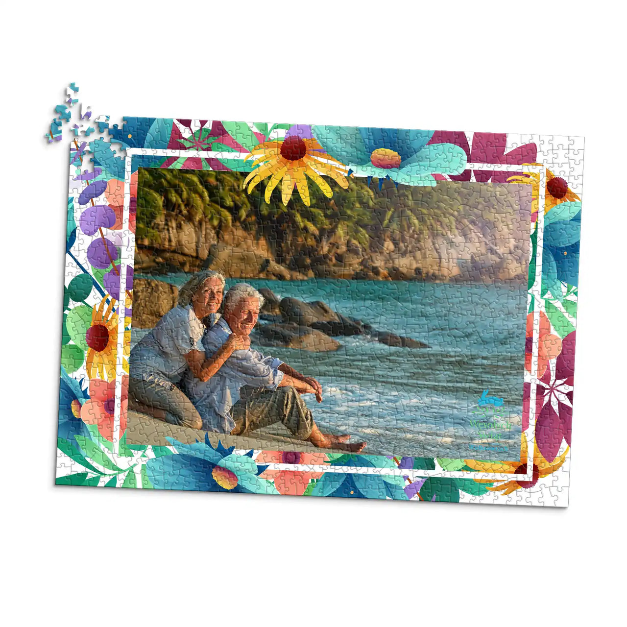 Gift Tropical Floral Photo Puzzle - 1000 piece