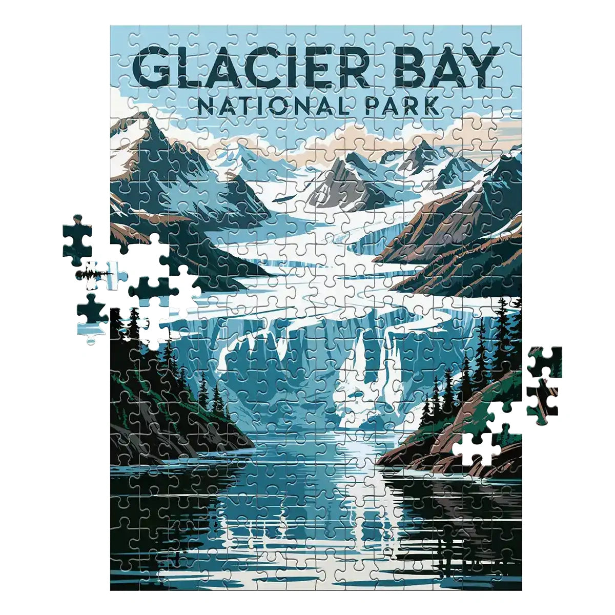 Galcier Bay National Park 252 piece puzzle by MakeYourPuzzles