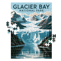 Thumbnail for Galcier Bay National Park 252 piece puzzle by MakeYourPuzzles