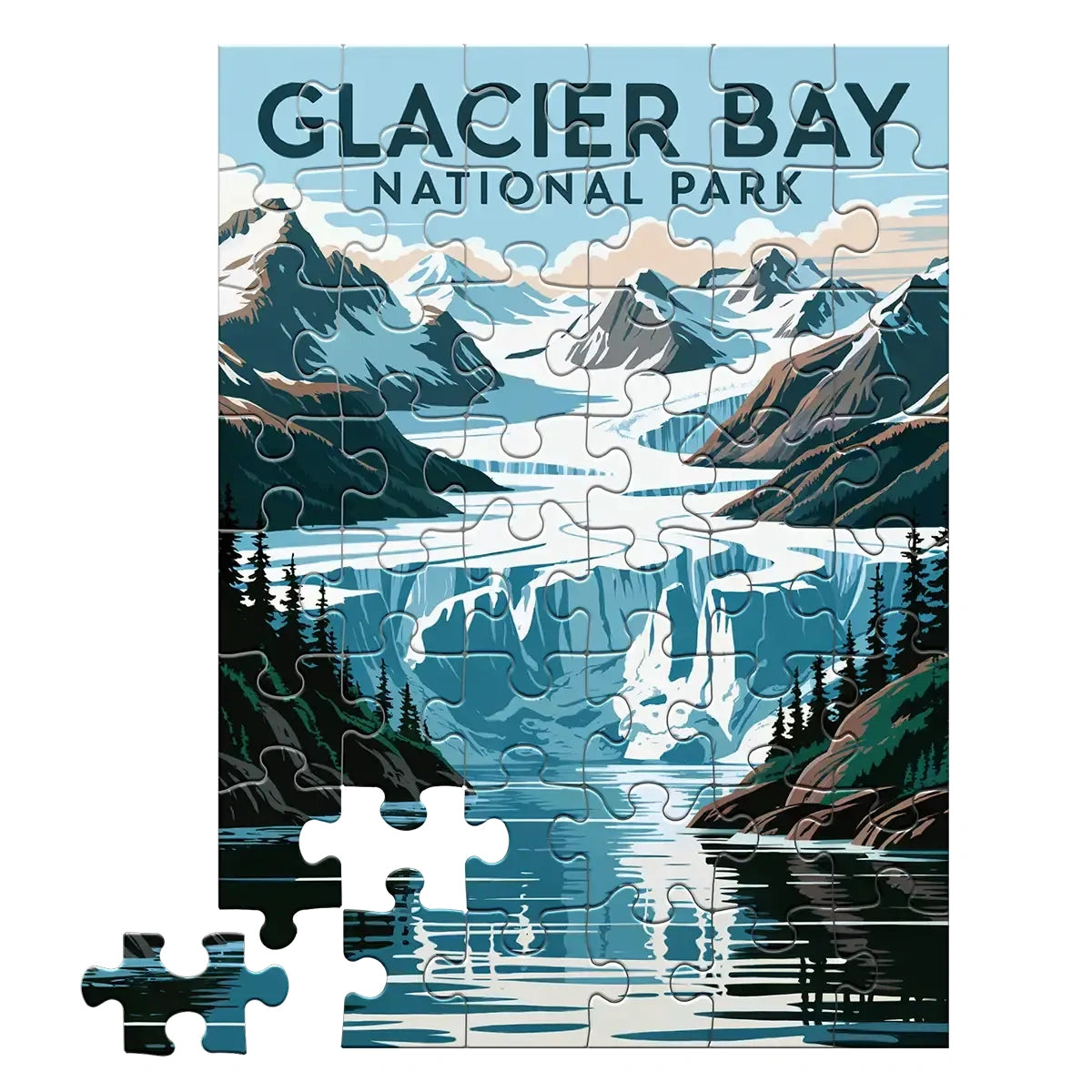 Galcier Bay National Park 48 piece puzzle by MakeYourPuzzles