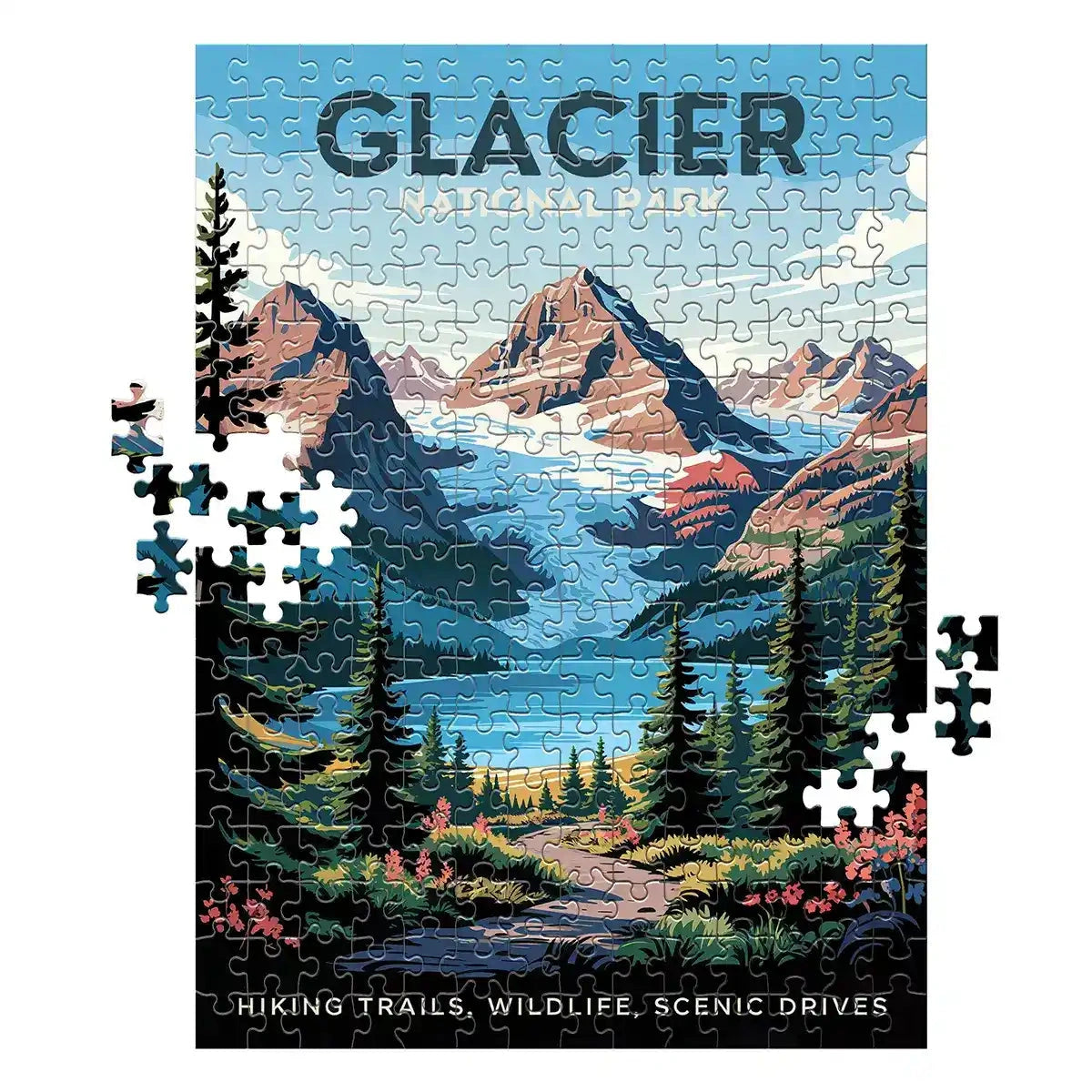 Glacier National Park 252 piece puzzle by MakeYourPuzzles