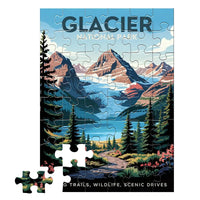 Thumbnail for Glacier National Park 48 piece puzzle by MakeYourPuzzles