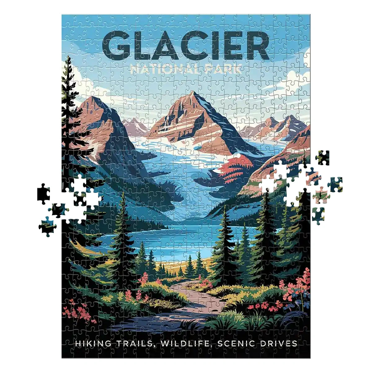 Glacier National Park 500 piece puzzle by MakeYourPuzzles