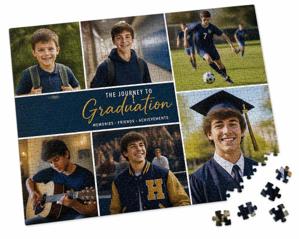 Photo Collage Puzzle of Graduation candidate 