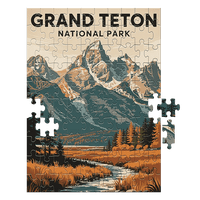 Thumbnail for Grand Teton National Park Fall 100 piece puzzle by MakeYourPuzzles