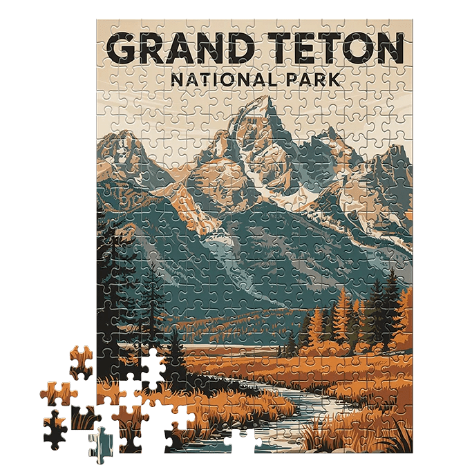 Grand Teton National Park Fall 252 piece puzzle by MakeYourPuzzles