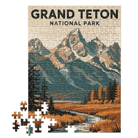 Thumbnail for Grand Teton National Park Fall 252 piece puzzle by MakeYourPuzzles