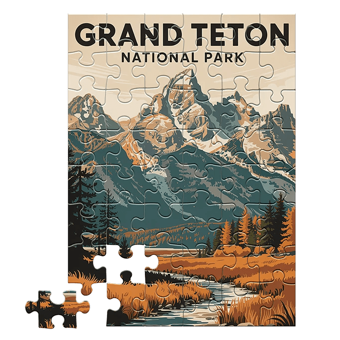 Grand Teton National Park Fall 48 piece puzzle by MakeYourPuzzles