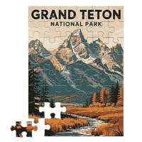 Thumbnail for Grand Teton National Park Fall 48 piece puzzle by MakeYourPuzzles