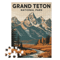 Thumbnail for Grand Teton National Park Fall 500 piece puzzle by MakeYourPuzzles