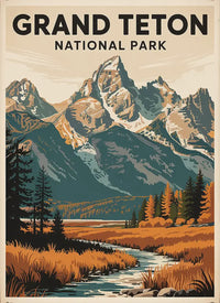 Thumbnail for Grand Teton National Park Puzzle Fall by MakeYourPuzzles