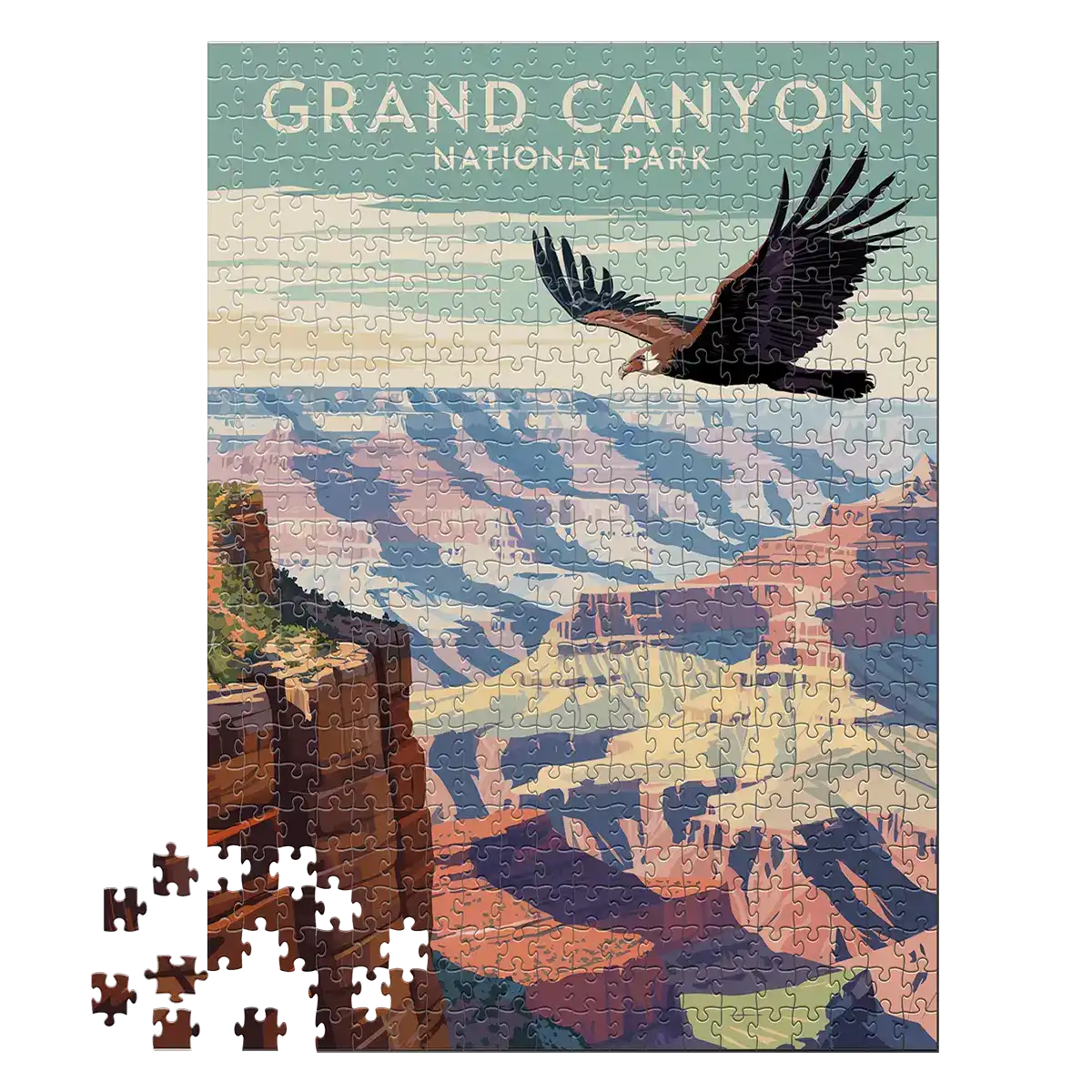 Grand Canyon National Park Condor 500 piece puzzle by MakeYourPuzzles