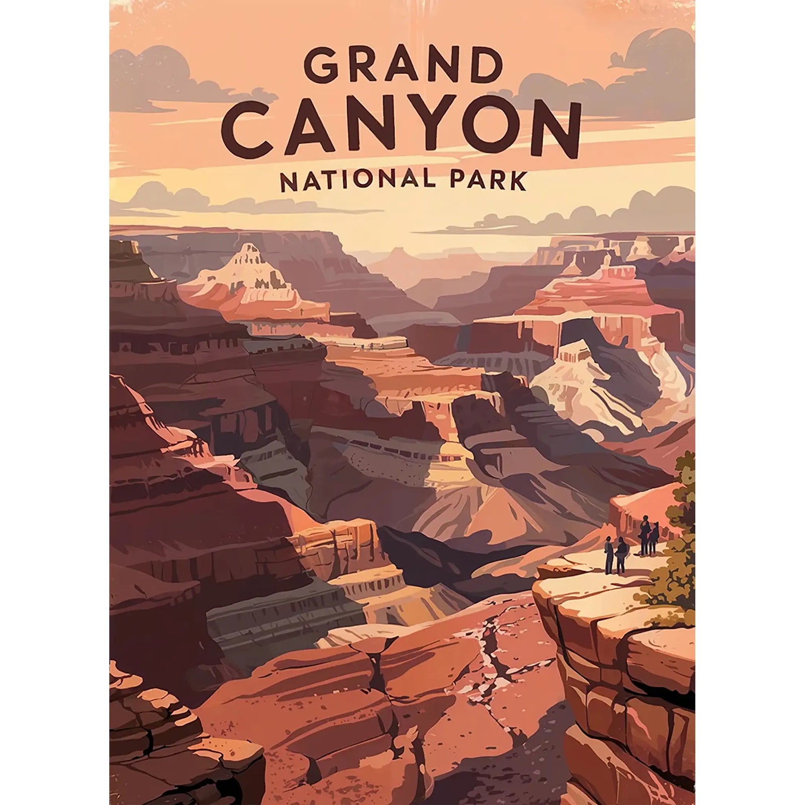 Grand Canyon National Park Puzzle Mather Point by MakeYourPuzzles | Premium Jigsaw Puzzle made in the USA