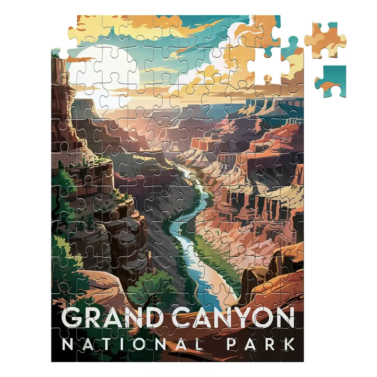 Grand Canyon National Park Sunset 100 piece puzzle by MakeYourPuzzles