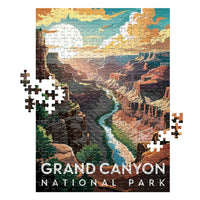 Thumbnail for Grand Canyon National Park Sunset 252 piece puzzle by MakeYourPuzzles