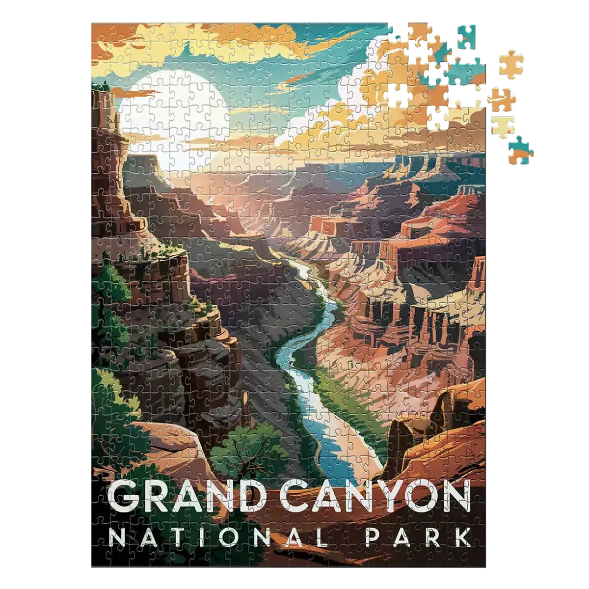 Grand Canyon National Park Sunset 500 piece puzzle by MakeYourPuzzles