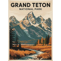 Thumbnail for Grand Teton National Park Puzzle Fall by MakeYourPuzzles