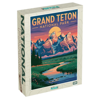 Thumbnail for Grand Teton National Park Sunset 500 piece puzzle box by MakeYourPuzzles