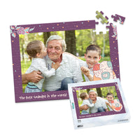 Grandparents Grandfathers Photo Puzzle - 100 piece and box
