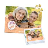 Grandparents Grandmothers Photo Puzzle - 252 piece and box