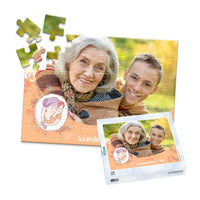 Grandparents Grandmothers Photo Puzzle - 48 piece and box