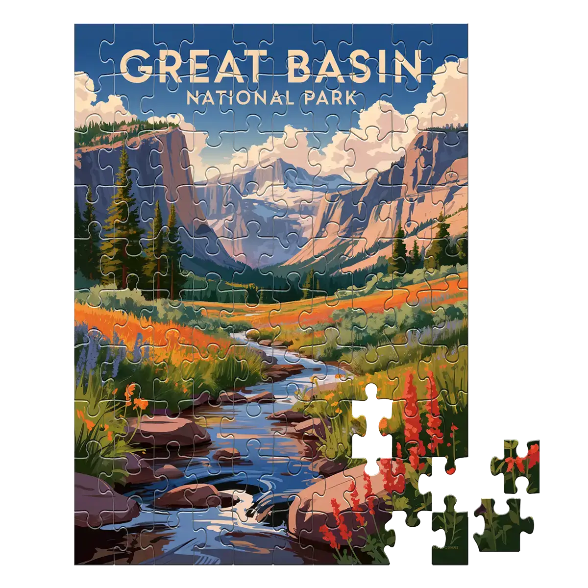 Great Basin National Park 100 piece puzzle by MakeYourPuzzles