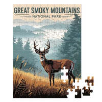 Thumbnail for Great Smoky Mountains National Park Deer 100 piece puzzle by MakeYourPuzzles