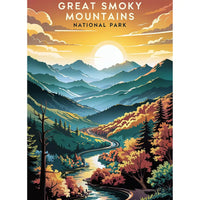 Thumbnail for Great Smoky Mountains National Park Puzzle Smoky Dawn by MakeYourPuzzles