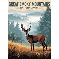 Thumbnail for Great Smoky Mountains National Park Puzzle White Tailed Deer by MakeYourPuzzles