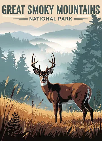 Great Smoky Mountains Deer Puzzle