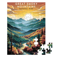 Thumbnail for Great Smoky Mountains National Park Smoky Dawn 100 piece puzzle by MakeYourPuzzles