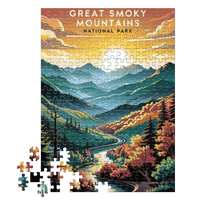 Thumbnail for Great Smoky Mountains National Park Smoky Dawn 252 piece puzzle by MakeYourPuzzles