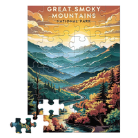 Thumbnail for Great Smoky Mountains National Park Smoky Dawn 48 piece puzzle by MakeYourPuzzles