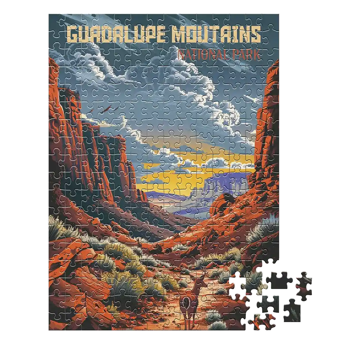 Guadalupe Mountains National Park 252 piece puzzle by MakeYourPuzzles