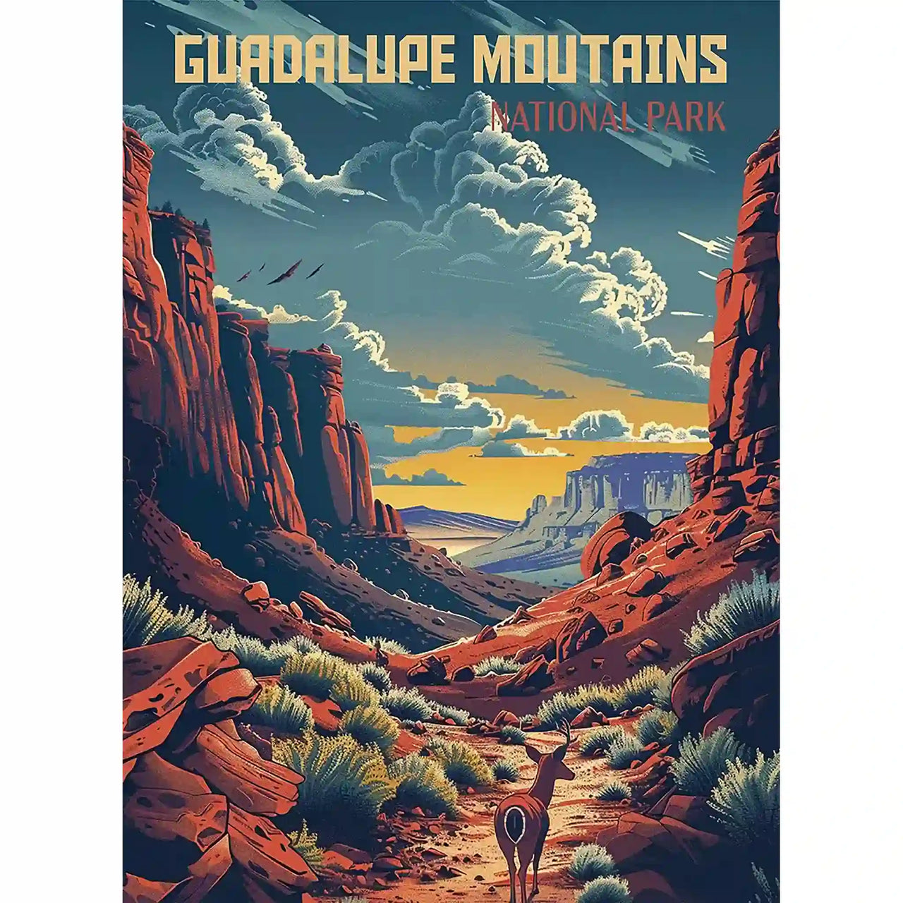 Guadalupe Mountains National Park Puzzle by MakeYourPuzzles
