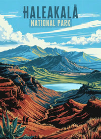 Thumbnail for Haleakalā National Park Puzzle WPA Style by MakeYourPuzzles